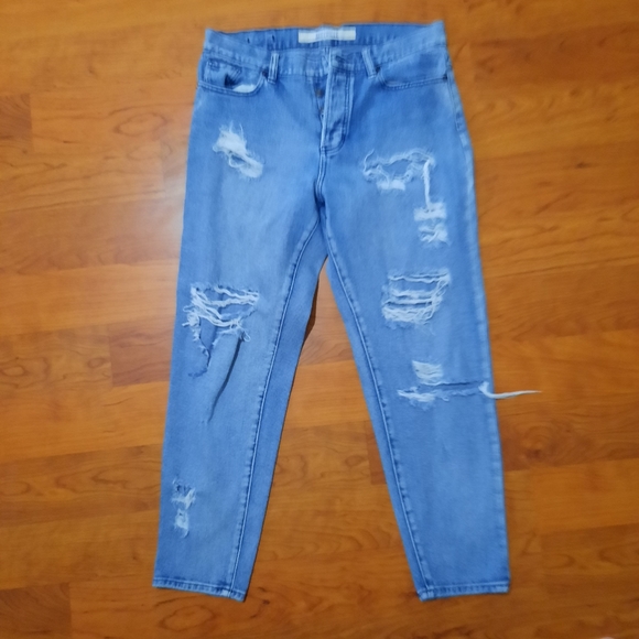 Brandy Melville Denim - Brandy Melville 🔥 high-waisted mom destroyed jean